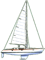 Seitenansicht der Yacht vom Typ "Sun Odyssey 45.2"
